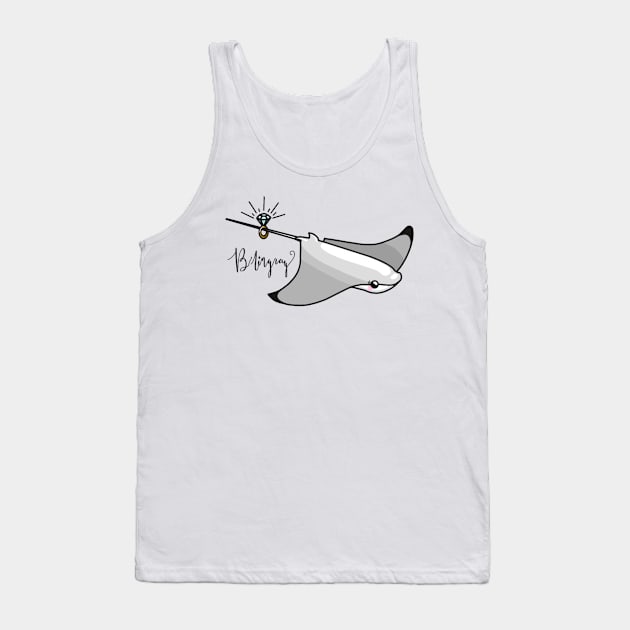 Blingray (Bling + Stingray) Tank Top by thecurlyredhead